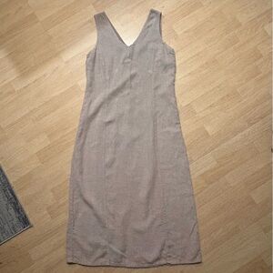 JOHNNY WAS linen collection Lagenlook sleeveless midi dress